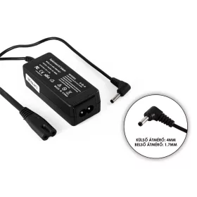   HP PPP018H 19V 1.58A 30W helyettesítő új netbook töltő (PPP018H, 493092-001)
