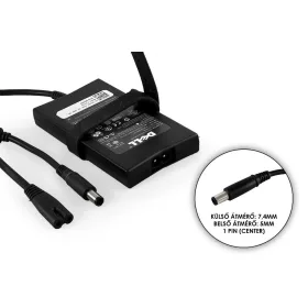   Dell PA-2E 19.5V 3.34A 65W gyári új töltő, (HA65NE1-00,TN800)