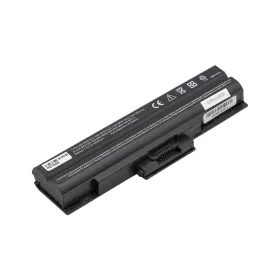   Sony Vaio VGN-AW230, VGN-CS190, VGN-TX56 helyettesítő új 6 cellás 4400mAh fekete akkumulátor (VGP-BPS13, VGP-BPS21)