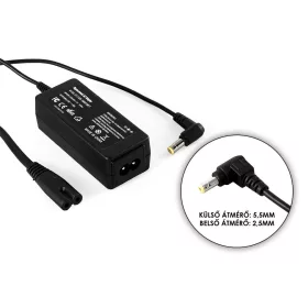   Toshiba 19V 1.58A 30W helyettesítő új netbook töltő (PA3743E-1AC3)