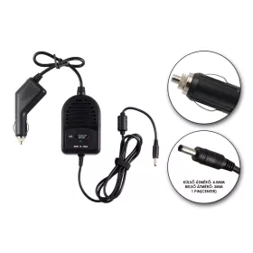   HP 19.5V 2.31A 45W helyettesítő új vékony center-pin autós töltő