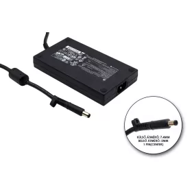   HP EliteBook 8770w, Compaq 8740w, ZBook 15, 17 19.5V 10.3A 200W gyári új töltő (693708-001, 677764-002, HSTNN-CA24)