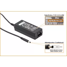   Dell Inspiron 3451 gyári új töltő 19.5V 2.31A 45W, 0YTFJC
