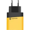 TACTICAL MICROGRID hálózati töltő USB+Type-C aljzat (45W, GaN, PD gyorstöltő 3.0) CITROMSÁRGA