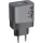 TACTICAL MICROGRID hálózati töltő USB+Type-C aljzat (45W, GaN, PD gyorstöltő 3.0) SÖTÉTSZÜRKE