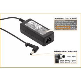   Acer 19V 2.37A 45W gyári új töltő (PA-1450-26, KP.04503.010)