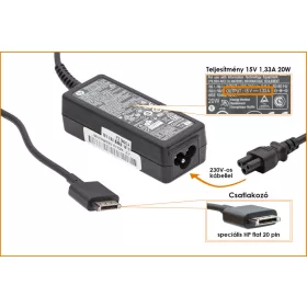   HP Envy X2 11-g0 sorozathoz 15V 1.33A  20W gyári új  töltő (735800-001, 735744-001)