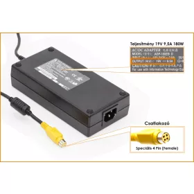   Acer, Asus - Delta 19V 9.5A 180W gyári új töltő (ADP-180BB B, ADP-180EB D)