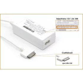   Acer Iconia KD1 W500, W510, W511 12V 1.5A 18W helyettesítő új fehér tablet töltő (ADP-30KH A)