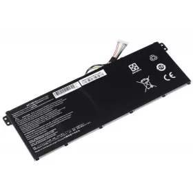   Acer Aspire ES1-311, Chromebook CB3-111, Travelmate B116-M helyettesítő új 3 cellás 3500mAh akkumulátor, AC14B18J