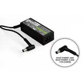   Sony 19.5V 2A 40W gyári új netbook töltő (VGP-AC19V39, PA-1400-08SZ)
