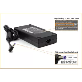   Acer Predator PH317-53 19.5V 9.23A 180W gyári új töltő (PA-1121-16, KP.13503.006)