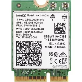 Intel AX211 M.2 (802.11ax) + Bluetooth 5.3 Wi-Fi 6 kártya