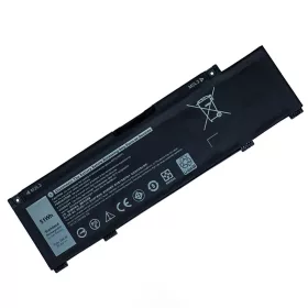   Dell G3 3500, G5 5500, G7 7590 helyettesítő új 51Wh 4255mAh laptop akkumulátor M4GWP, PN1VN (TYPE 266J9)