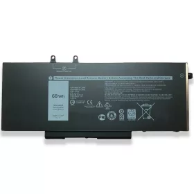   Dell Latitude 5400, 5500, Inspiron 7591 2-in-1 helyettesítő új 8500mAh akkumulátor (4GVMP)