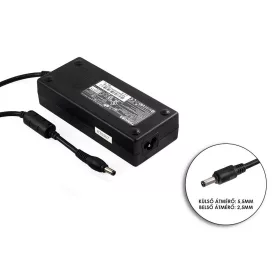   Toshiba Satellite A60, P20, P30 19V 6.32A 120W gyári új töltő (PA3290E-1ACA, PA-1121-02)