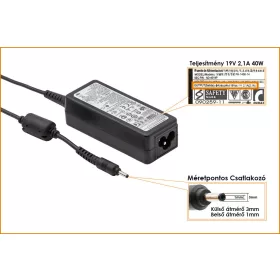   Samsung 19V 2.1A 40W UltraBook gyári új töltő (AD-4019A, AD-4019P)