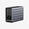 Hikvision HIKSEMI DAS - 2db 2,5/3,5 HDD/SSD -> USB-A/C, ventilátor, Max.: 48TB, Fekete