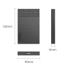 Orico Külső HDD/SSD Ház 2.5" - 2526U3-V1-BK (USB-A 3.0, Max. 7-9,5 mm, Max.: 6TB, fekete)