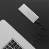 Orico Külső M.2 ház - M2G-C3-SV (M.2, USB-C 3.1, Max.: 2 TB, 5 Gbps, ezüst)