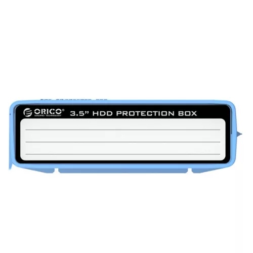 Orico HDD védőtok - PHP35-V1-BL /150/ (3,5", anti-statikus, porálló, kék)