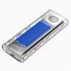 Orico Külső M.2 ház - ORICO-TCM2-U4-BL-BP (USB-C 3.1 -> M.2 NVMe, Max.: 2TB, 10 Gbps, fekete)
