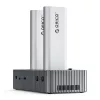 Orico M.2 SSD Dokkoló - IT28N-C-EU (2xM.2 NVMe -> USB-A/C, Max.: 8 TB, Klón funkció, Max.: 40Gbps, szürke)