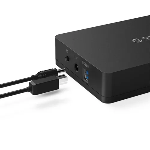 Orico Külső M.2 ház - ORICO-M2D-U3-SV (USB-C 3.0-> M.2 NVMe, Max.: 2TB, 10 Gbps, szürke)