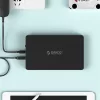 Orico Külső M.2 ház - ORICO-M2D-U3-SV (USB-C 3.0-> M.2 NVMe, Max.: 2TB, 10 Gbps, szürke)