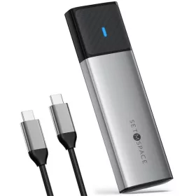   Orico Külső M.2 ház - STPWDM2-G2-GY (USB-A/C -> M.2 NVMe, Max.: 8TB, 10 Gbps)