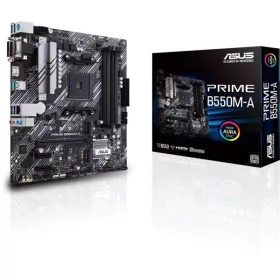   Asus Alaplap - AMD PRIME B550M-A AM4 (B550, 4xDDR4 4866MHz, 4xSATA3, 2x M.2, Raid, HDMI/DVI/D-sub)