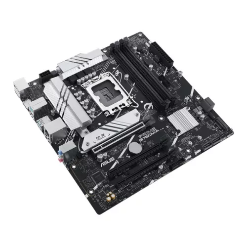 Asus Alaplap - Intel PRIME B760M-A-CSM s1700 (B760, 4xDDR5 7200+MHz, 4xSATA3, 2xM.2, 2xHDMI+DP)
