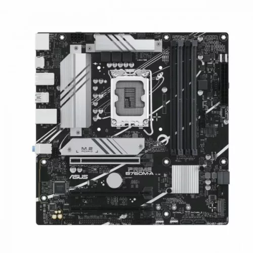 Asus Alaplap - Intel PRIME B760M-A D4-CSM s1700 (B760, 4xDDR4 5333MHz, 4xSATA3, 2xM.2, 2xHDMI+1xDP)