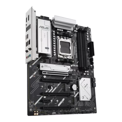 Asus Alaplap - AMD PRIME B840-PLUS WIFI AM5 (B840, ATX, 4xDDR5 7600+MHz, 4xSATA3, 3x M.2, HDMI+DP)
