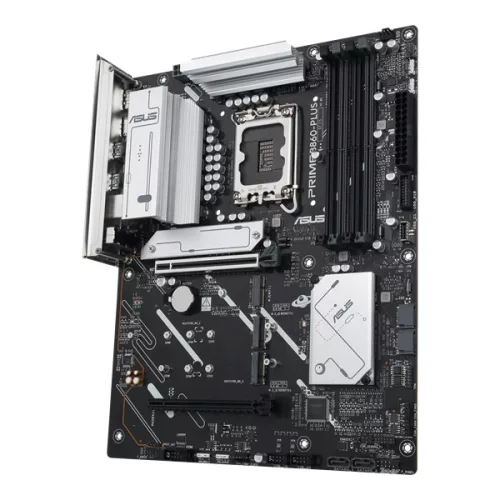 Asus Alaplap - Intel PRIME B860-PLUS-CSM s1851 (B860, 4xDDR5 8666+MHz, 4xSATA3, 3xM.2, HDMI+DP)