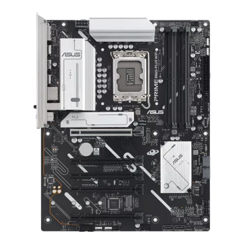 Asus Alaplap - Intel PRIME B860-PLUS WIFI s1851 (B860, 4xDDR5 8666+MHz, 4xSATA3, 2xM.2, HDMI+DP)