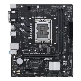   Asus Alaplap - Intel PRIME H610M-R D4-SI (H610, 2xDDR4 3200MHz, 4xSATA3, 1xM.2, HDMI+DVI+VGA)