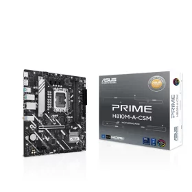   Asus Alaplap - Intel PRIME H810M-A-CSM s1851 (B860, 2xDDR5 6400+MHz, 4xSATA3, 2xM.2, HDMI+DP)