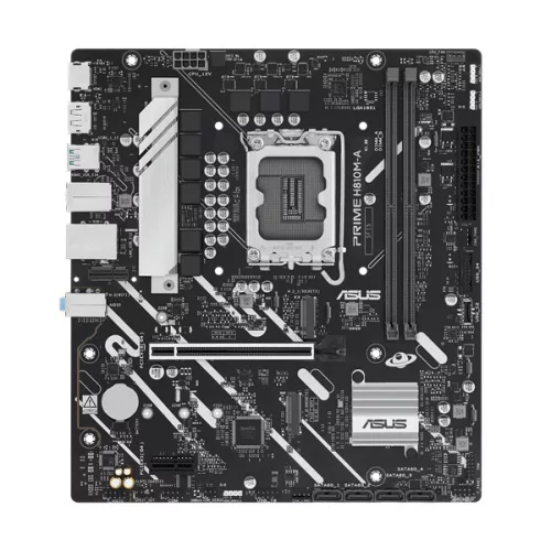 Asus Alaplap - Intel PRIME H810M-A-CSM s1851 (B860, 2xDDR5 6400+MHz, 4xSATA3, 2xM.2, HDMI+DP)