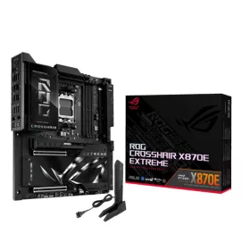   Asus Alaplap - AMD ROG CROSSHAIR X870E EXTREME AM5 (X870, EATX, 4xDDR5 9000+MHz, 4xSATA3, 5x M.2, HDMI+2xUSB4)