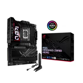   Asus Alaplap - Intel ROG MAXIMUS Z890 HERO LGA1851 (Z890, ATX, 4xDDR5 9200+MHz, 4xSATA3, 6xM.2, HDMI+2xThunderbolt)