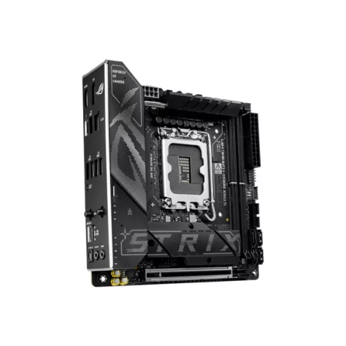 Asus Alaplap - Intel ROG STRIX B860-I GAMING WIFI s1851 (B860, 2xDDR5 9066+MHz, 4xSATA3, 2xM.2, HDMI+DP+Thunderbolt4)