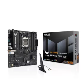   Asus Alaplap - AMD TUF GAMING A620AM-PLUS WIFI AM5 (A620, 4xDDR5 7600+MHz, 1x 2,5 Gb LAN, 2xM.2, 4xSATA3, HDMI+2xDP)