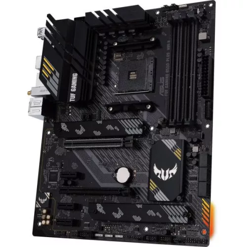 Asus Alaplap - AMD TUF GAMING B550-PLUS WIFI II AM4 (B550, 4xDDR4 4800MHz, 6xSATA3, 2x M.2, 4xUSB2.0, 8xUSB3.2)