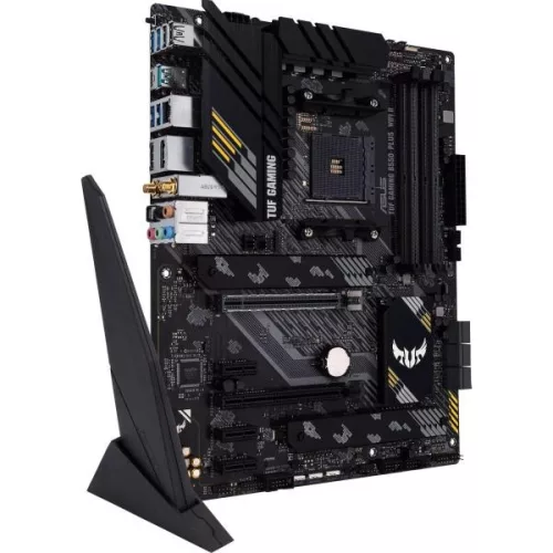 Asus Alaplap - AMD TUF GAMING B550-PLUS WIFI II AM4 (B550, 4xDDR4 4800MHz, 6xSATA3, 2x M.2, 4xUSB2.0, 8xUSB3.2)