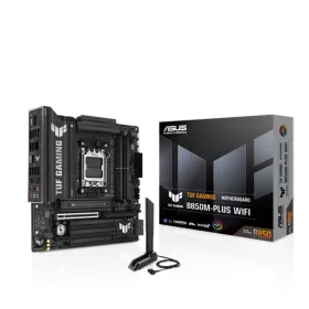   Asus Alaplap - AMD TUF GAMING B850M-PLUS WIFI AM5 (B850, ATX, 4xDDR5 8000+MHz, 4xSATA3, 3x M.2, HDMI+DP)