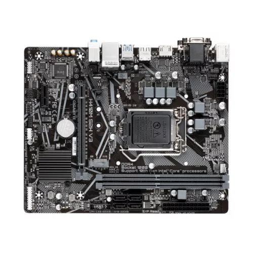 Gigabyte Alaplap - Intel H410M S2H V3 s1200 (H510, 2xDDR4 2933MHz, 1xGBE LAN, 4xSATA3, M.2, 6xUSB2.0, 4xUSB3.2)