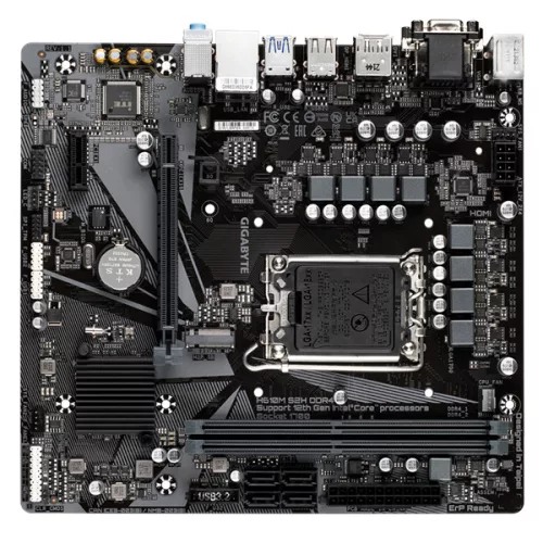 Gigabyte Alaplap - Intel H610M S2H s1700 (H610, 2xDDR4 3200MHz, 1xGBE LAN, 4xSATA3, M.2, 8xUSB2.0, 4xUSB3.1)