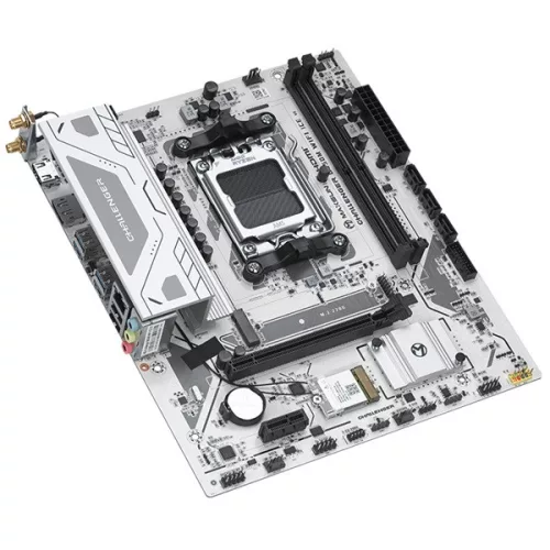 Maxsun Alaplap - AMD MS-CHALLENGER B650M WIFI ICE V2 AM5 (B650, mATX, 2xDDR5 4800MHz, 3xSATA3, M.2, HDMI, DP)