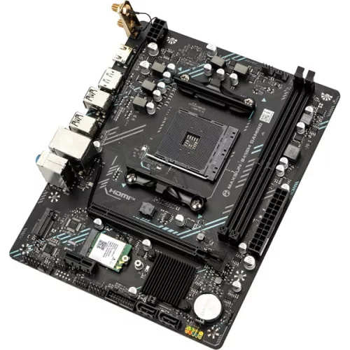 Maxsun Alaplap - AMD MS-B450M GAMING WIFI AM4 (B450, mATX, 2xDDR4 2666MHz, 2xSATA3, M.2, HDMI, DP)